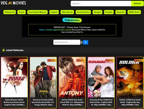 wegamovie. in|Vegamovies – Watch Bollywood & South Indian Hindi。